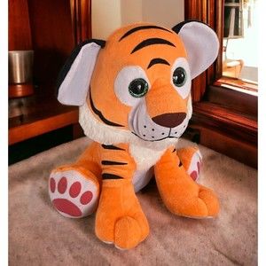 Plush Tiger Stuffed Animal 9.5" Rare Jungle Cat Assortment Toy Super Soft